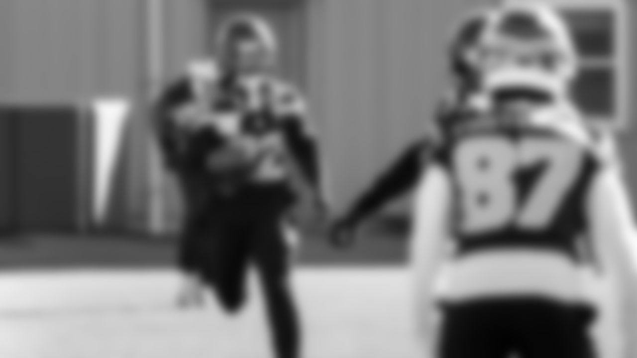 Seahawks wide receiver Rashid Shaheed (22) practiced on Friday, January 23, 2026 at the Virginia Mason Athletic Center.