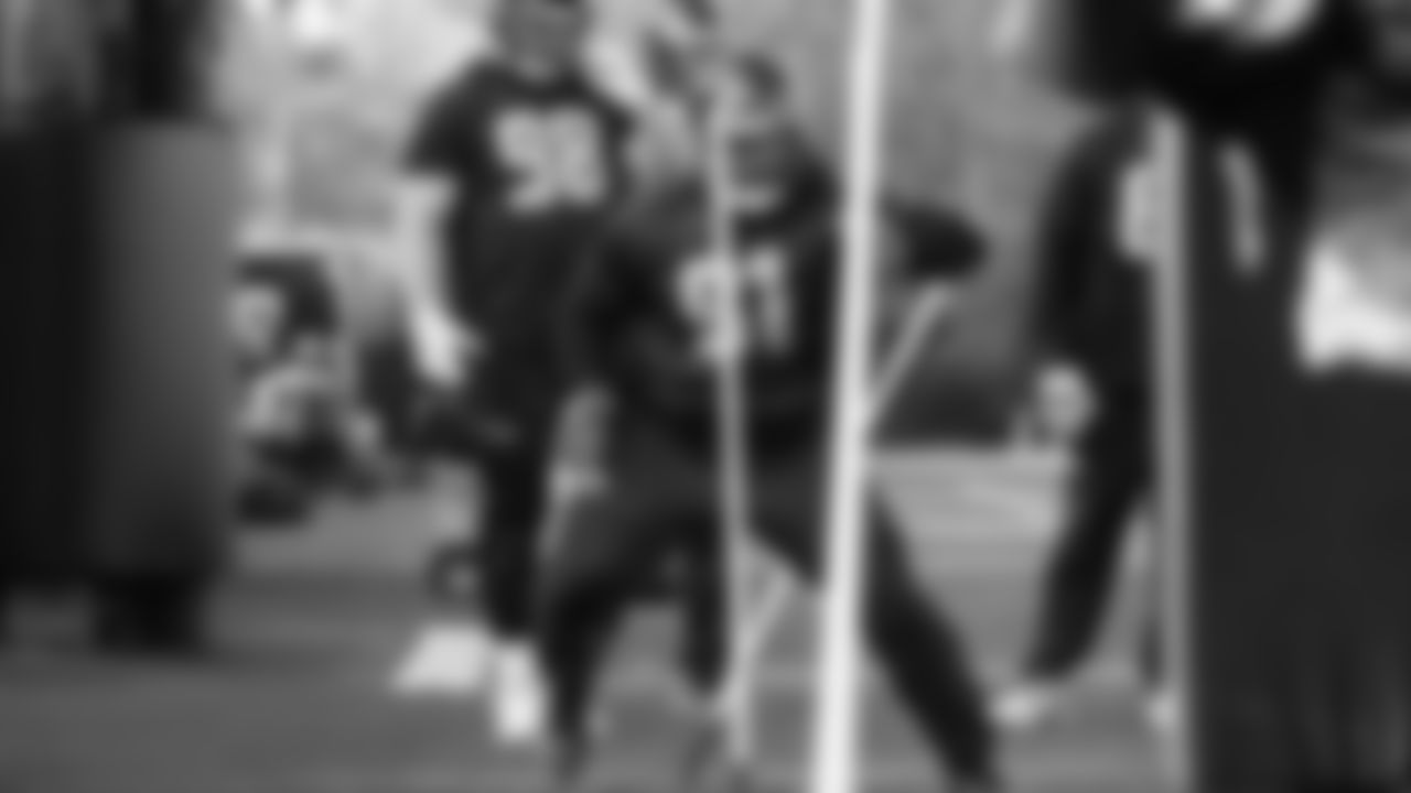 Seahawks defensive tackle Byron Murphy II (91) practiced on Wednesday, December 17, 2025 at the Virginia Mason Athletic Center.