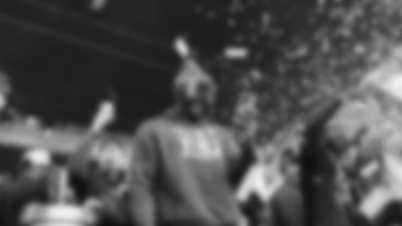 The Seahawks hosted a trophy celebration at Lumen Field on Wednesday, February 11, 2026 in honor of their world championship.