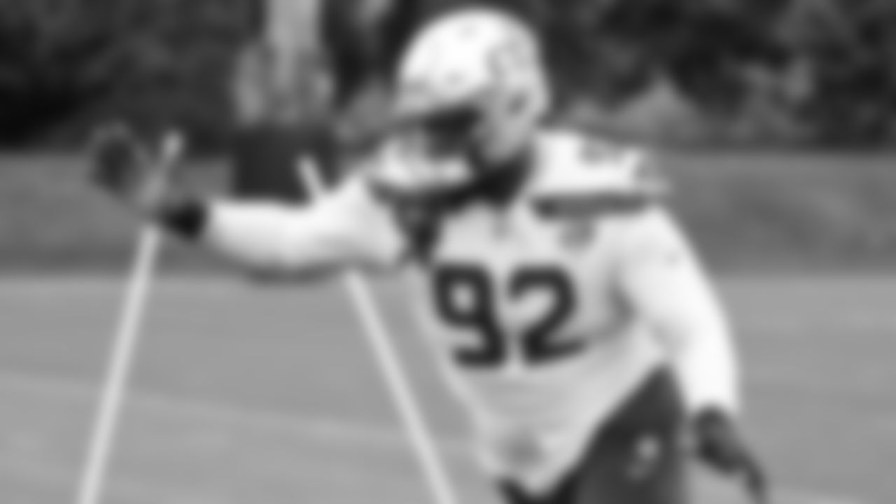 Seahawks defensive tackle Quinton Bohanna (92) practiced on Thursday, October 30, 2025 at the Virginia Mason Athletic Center.