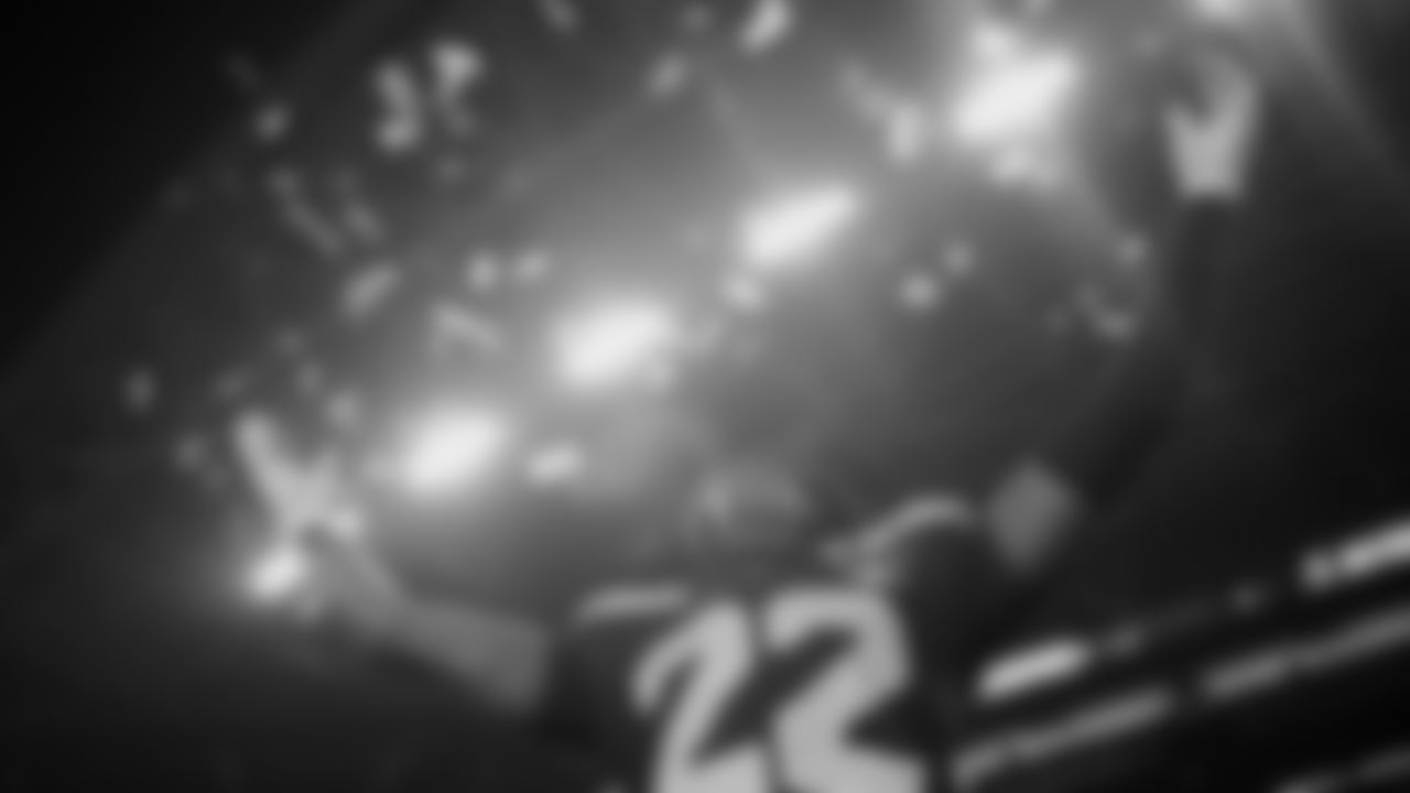 Seattle Seahawks wide receiver Rashid Shaheed (22) celebrates after the NFC Championship NFL football game against the Los Angeles Rams, Sunday, Jan. 25, 2026, in Seattle. (AP Photo/Lindsey Wasson)