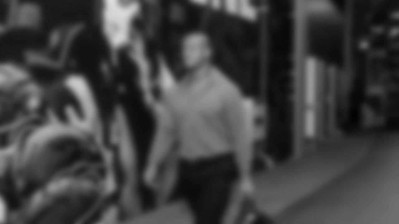 Seahawks running back Kenneth Walker III (9) arrived at Lumen Field for the Week 13 matchup vs. the Minnesota Vikings.