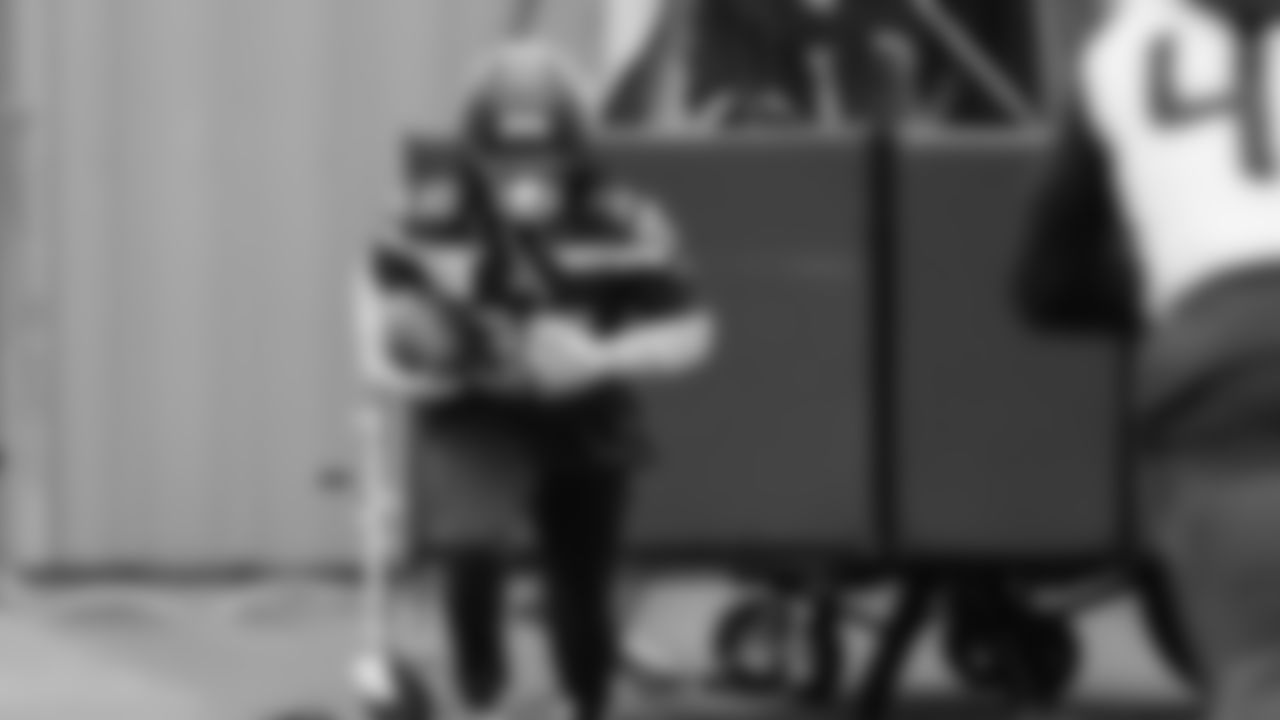 Seahawks running back Velus Jones Jr. (32) practiced on Thursday, January 15, 2026 at the Virginia Mason Athletic Center.