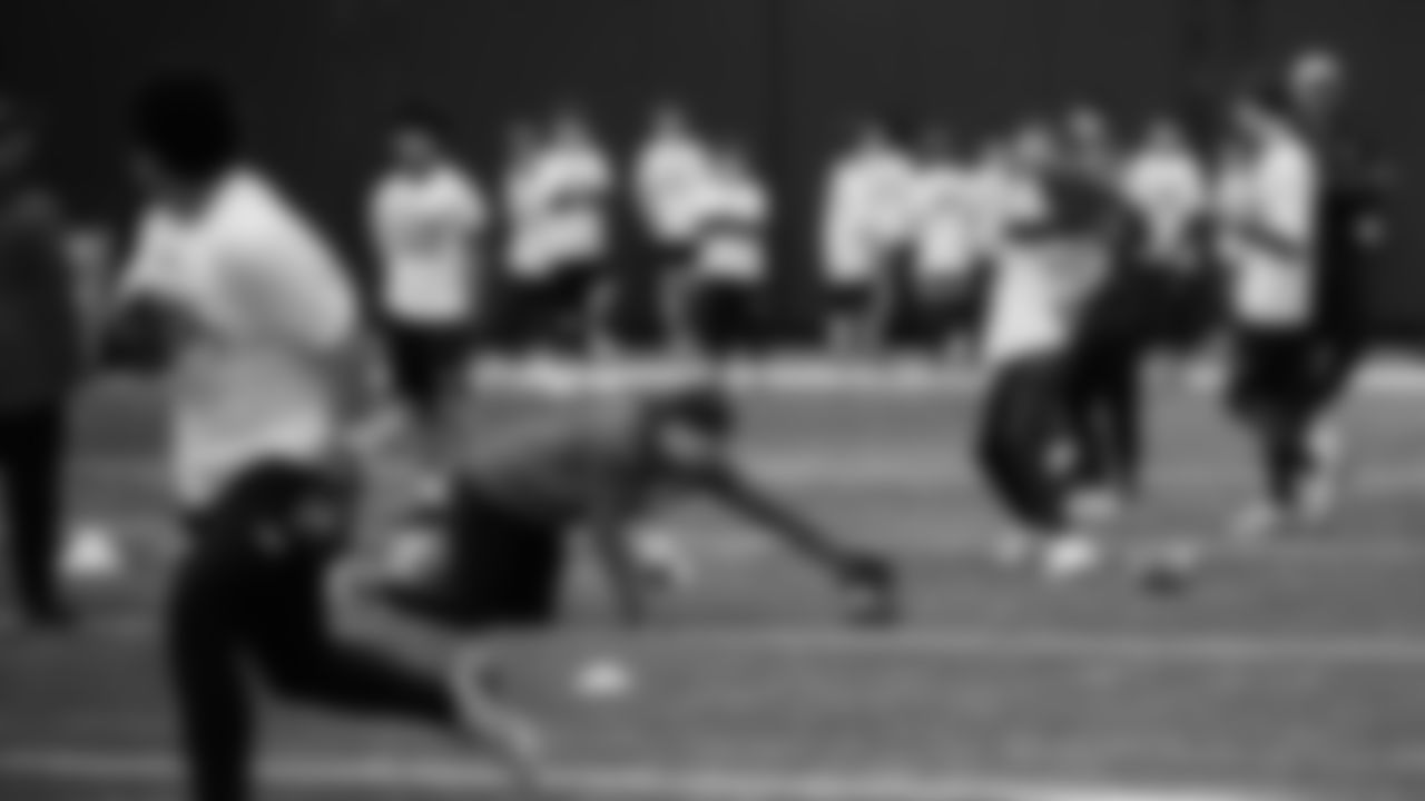 The Seahawks hosted the USA Football Talent ID Camp on February 21, 2026 at the Virginia Mason Athletic Center.