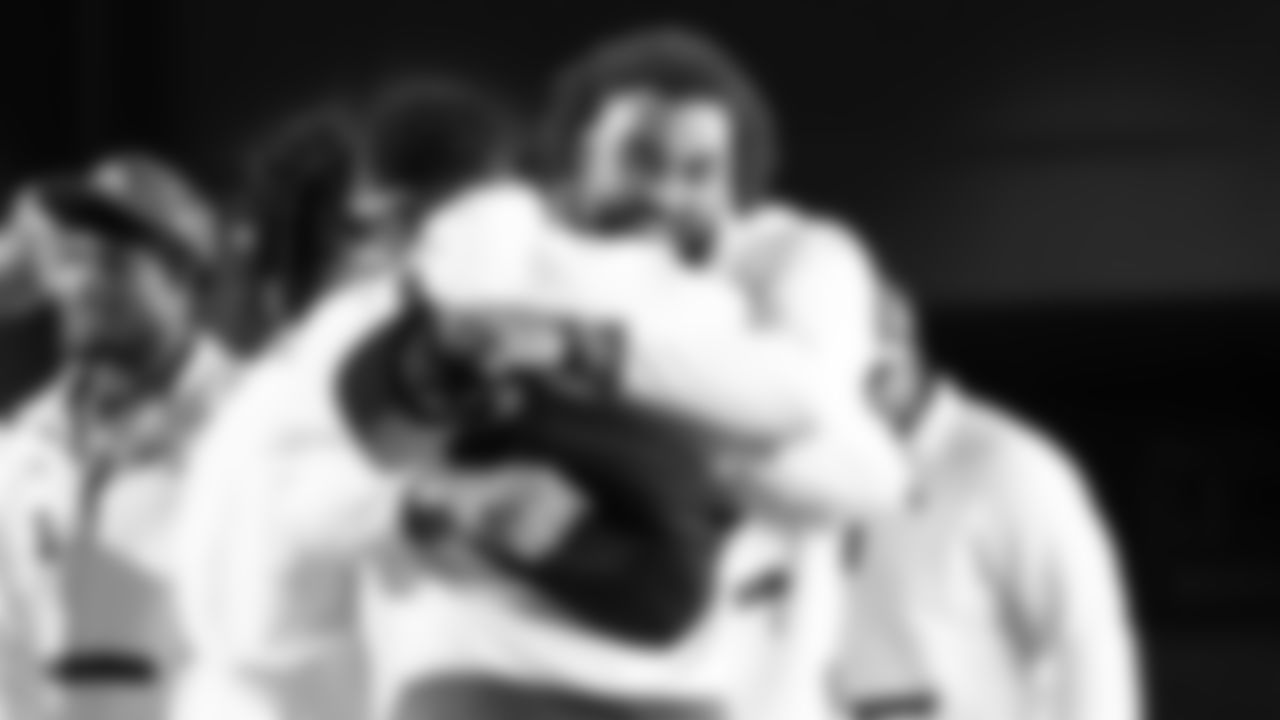 The Seattle Seahawks took part in 'Super Bowl Opening Night' on Monday, February 2 to kickoff Super Bowl LX week in the Bay Area.