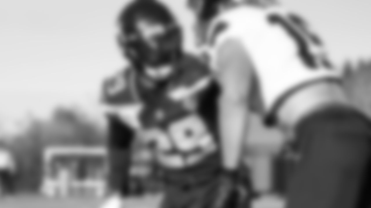 Seahawks cornerback Josh Jobe (29) practiced on Wednesday, November 19 at the Virginia Mason Athletic Center.