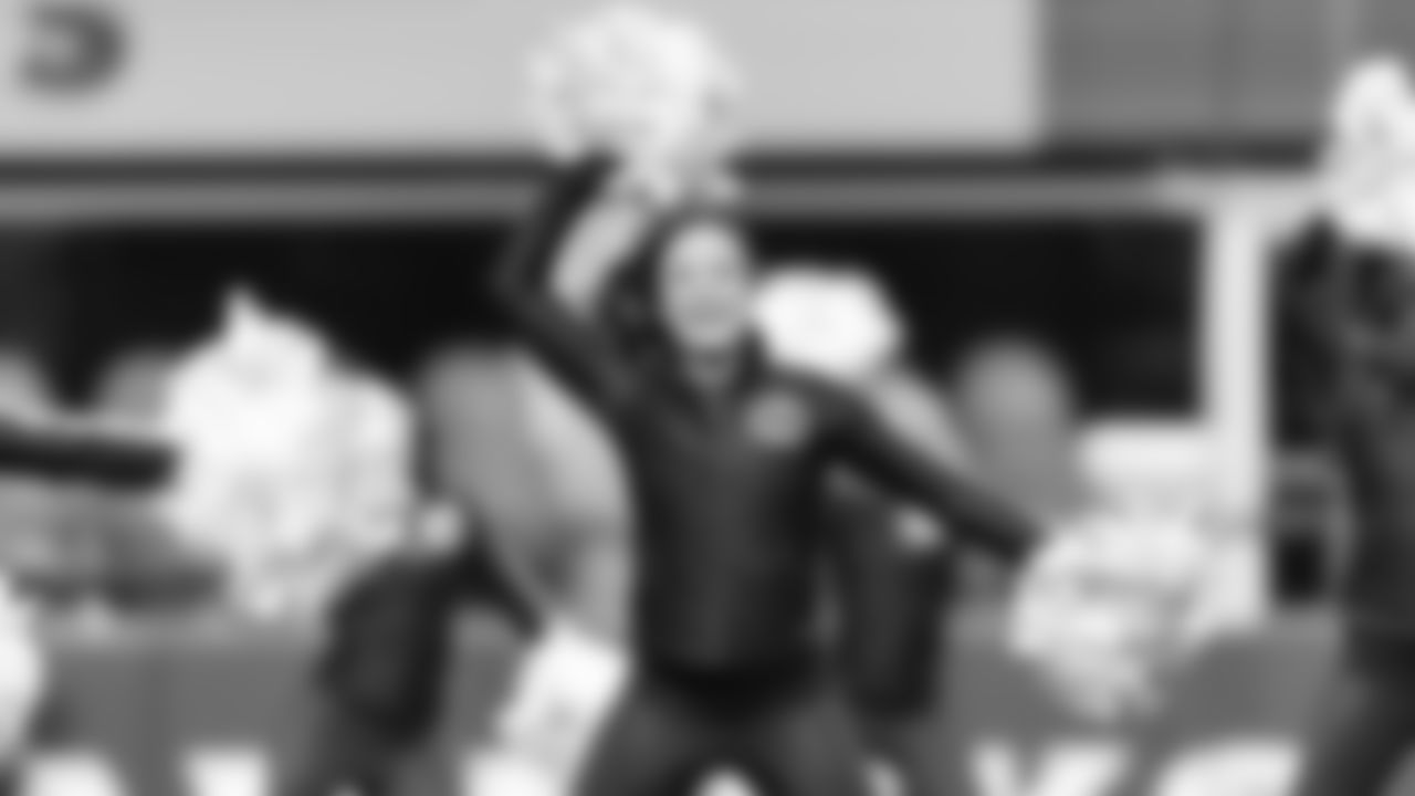 A backstage look at the dancers before the Week 7 game vs. the Texans on October 20, 2025.