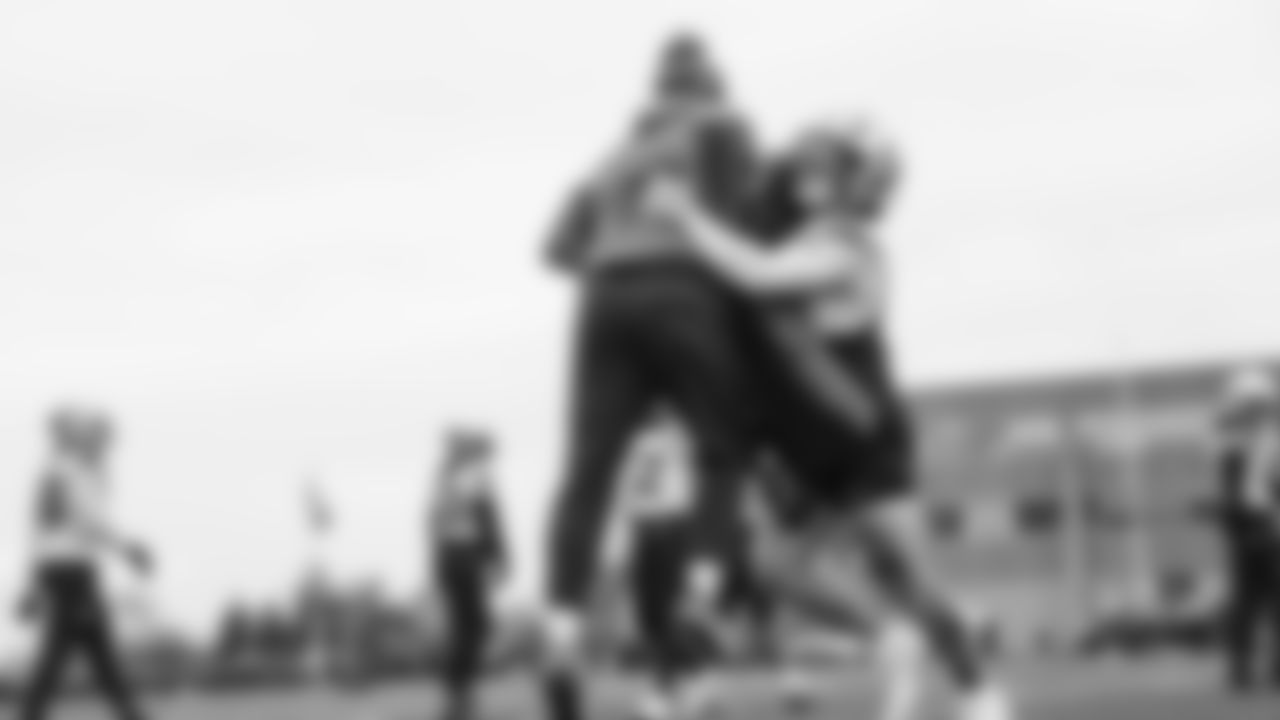 Seahawks linebacker Drake Thomas (42) practiced on Wednesday, November 26, 2025 at the Virginia Mason Athletic Center.