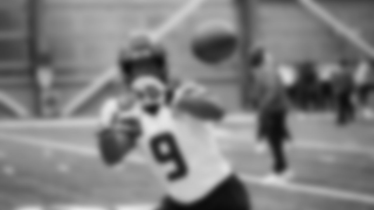 Seahawks running back Kenneth Walker III (9) practiced on Friday, November 14, 2025 at the Virginia Mason Athletic Center.