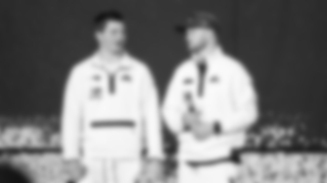 The Seattle Seahawks took part in 'Super Bowl Opening Night' on Monday, February 2 to kickoff Super Bowl LX week in the Bay Area.