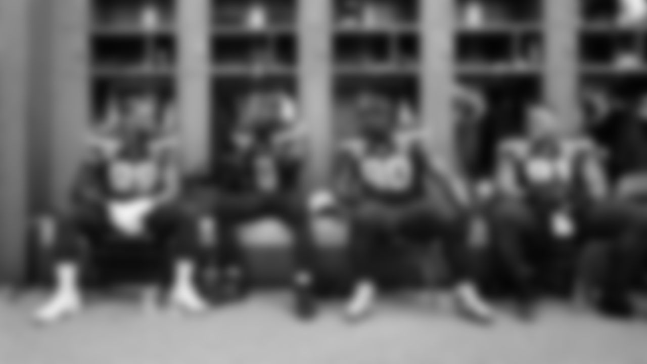 On the other side of the locker room, members of the defensive front including Leonard Williams, DeMarcus Lawrence, Jarran Reed and Byron Murphy II were relaxed as kickoff approached.