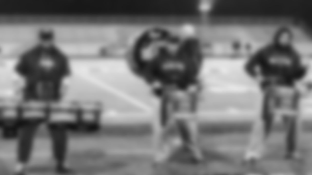 The Seahawks visited Lake Washington High School on Thursday, December 11, 2025 with Seahawks Cornerback Josh Jobe for the second Girls Flag Takeover of the season featuring varsity games between Issaquah High School vs. Juanita High School and Skyline High School vs. Lake Washington High School.