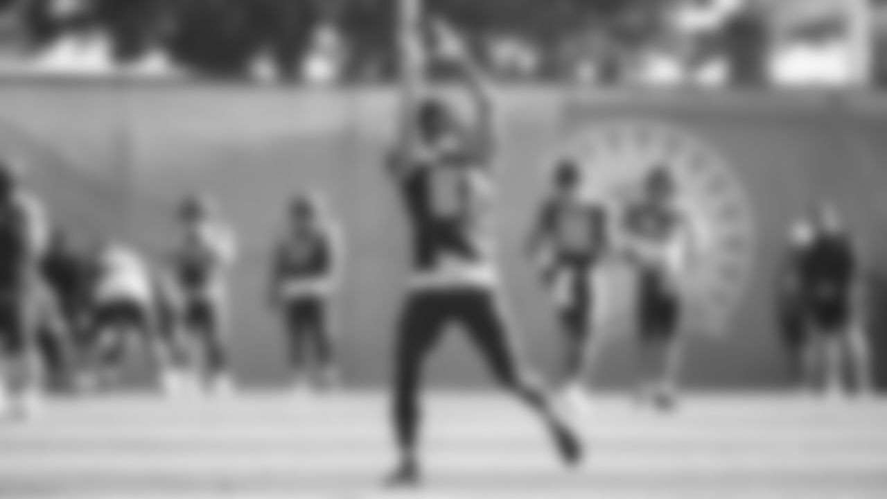 Seahawks tight end Eric Saubert (81) practiced on Wednesday, February 4, 2026 in San Jose, California.