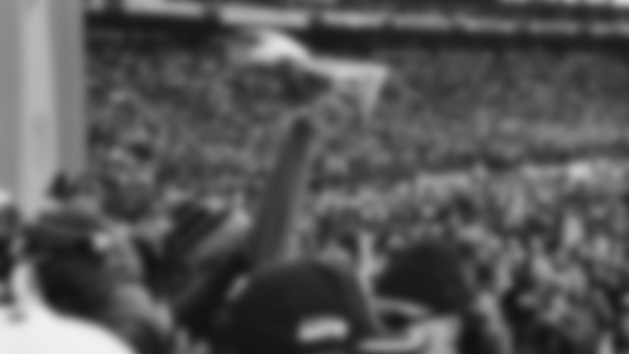 The Seahawks hosted a trophy celebration at Lumen Field on Wednesday, February 11, 2026 in honor of their world championship.