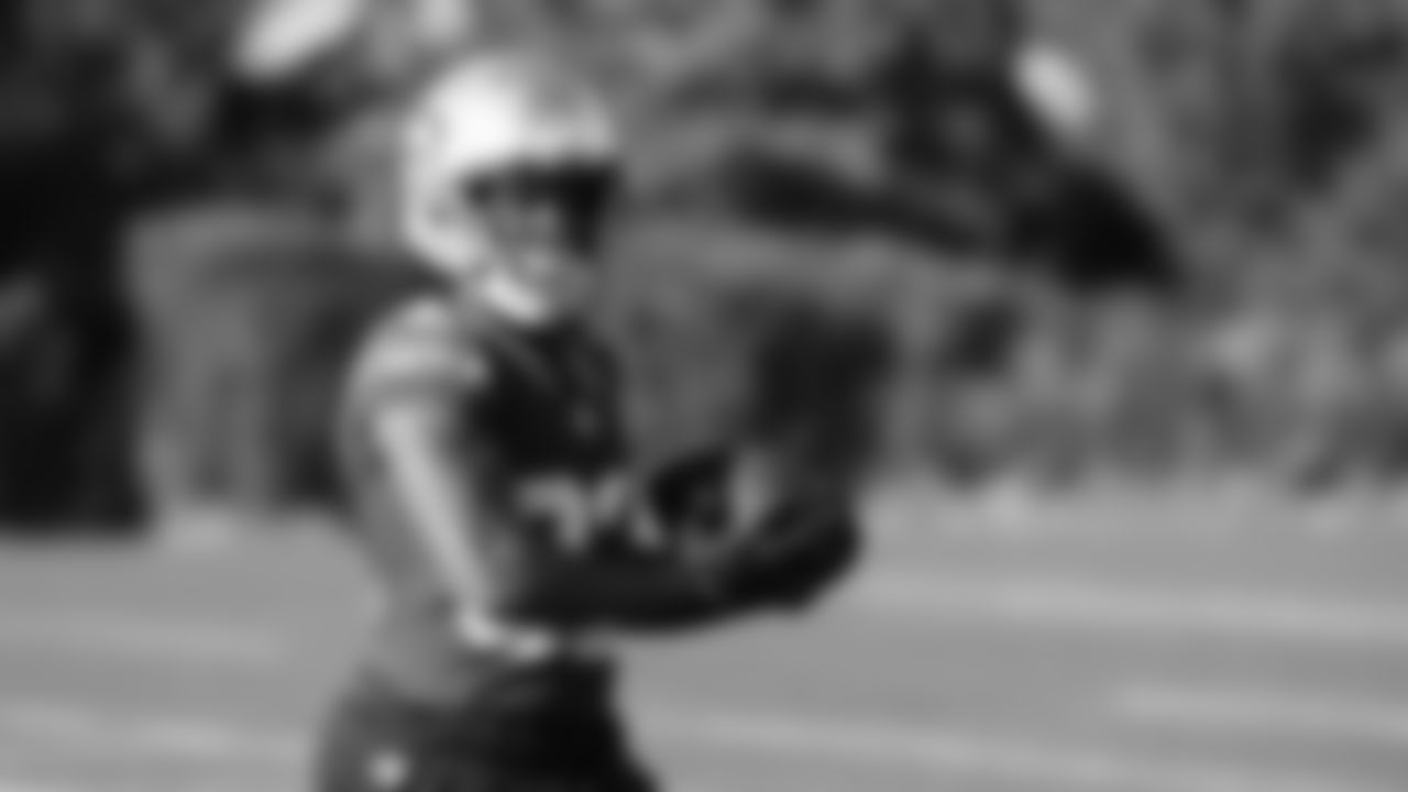 Seahawks running back Velus Jones Jr. (32) practiced on Friday, November 28, 2025 at the Virginia Mason Athletic Center.