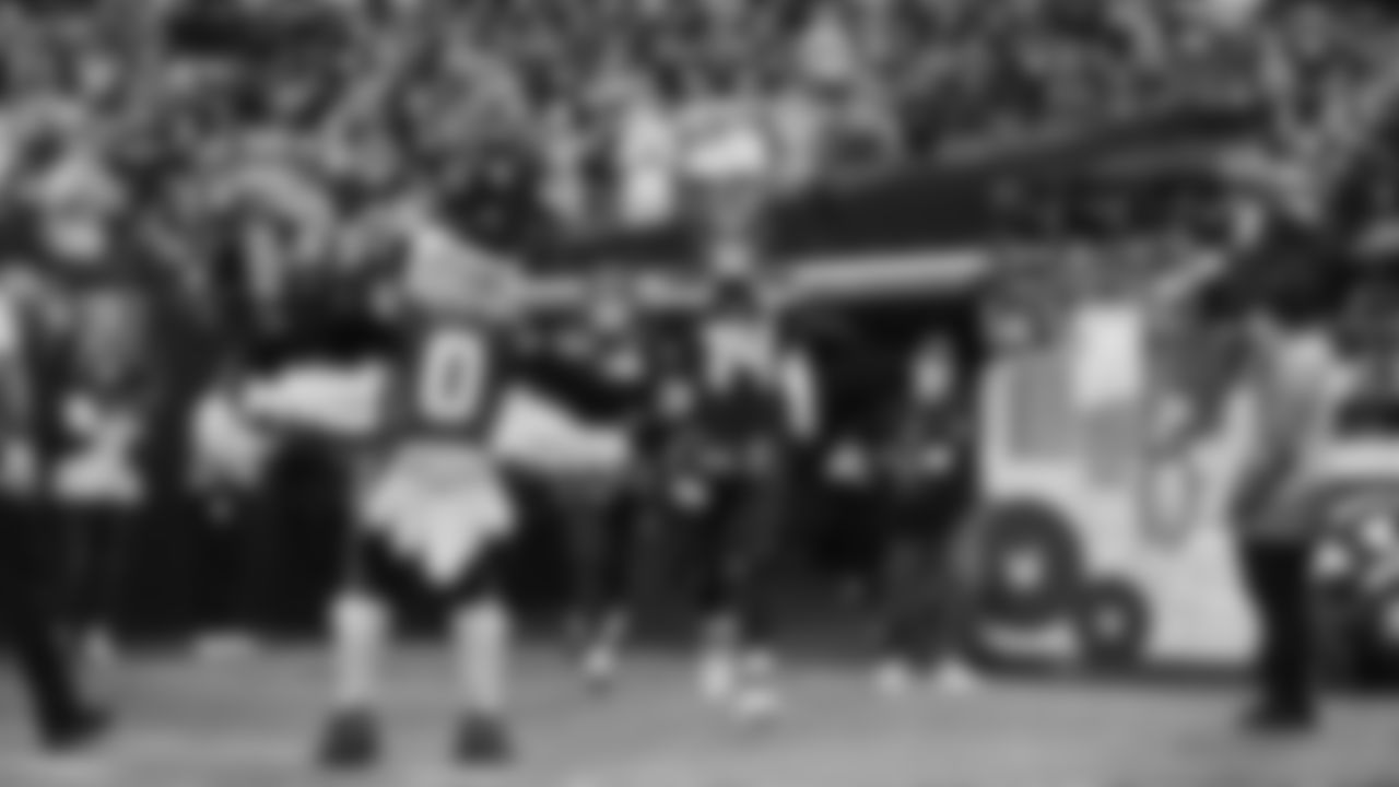 Seahawks quarterback Sam Darnold (14) warms up at Lumen Field for the NFC divisional round game vs. the San Francisco 49ers on January 17, 2026.