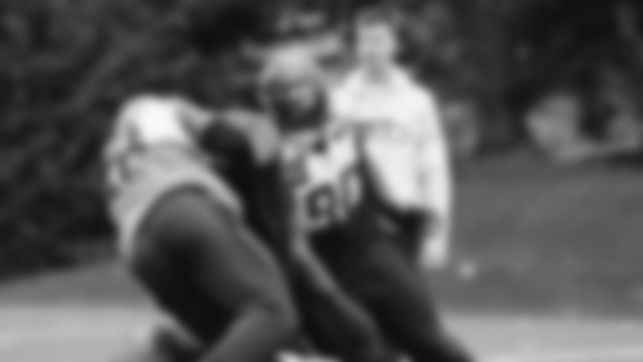 Seahawks defensive tackle Jarran Reed (90) practiced on Thursday, December 11, 2025 at the Virginia Mason Athletic Center.