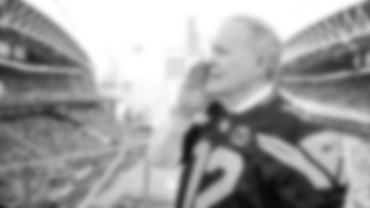 Brigadier General Richard Steve Ritchie "Cinco" of United States Air Force, raised the 12 Flag prior to kickoff of the Week 10 matchup vs. the Cardinals.