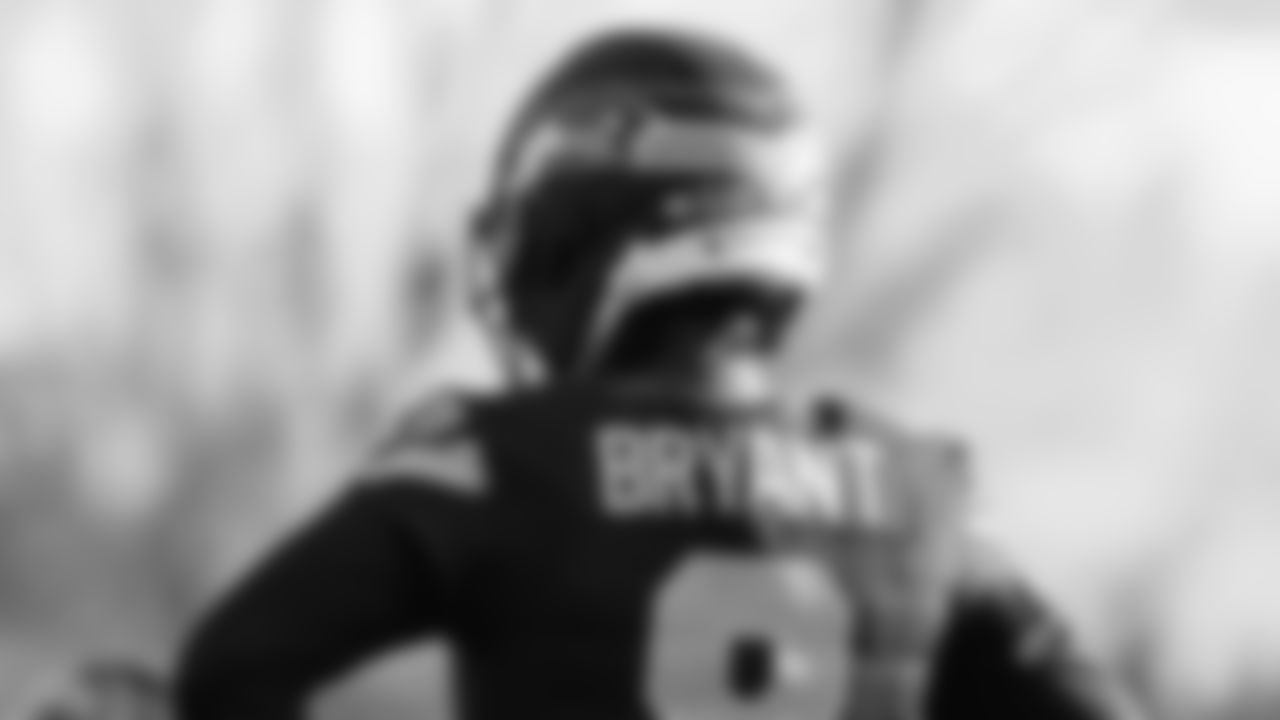 Seahawks safety Coby Bryant (8) practiced on Thursday, November 20 at the Virginia Mason Athletic Center.