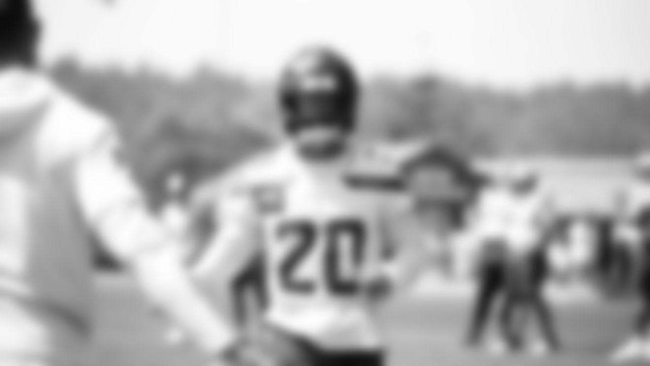 Seahawks safety Julian Love (20) participated in a workout on day two of minicamp on Wednesday, June 11, 2025 at the Virginia Mason Athletic Center.