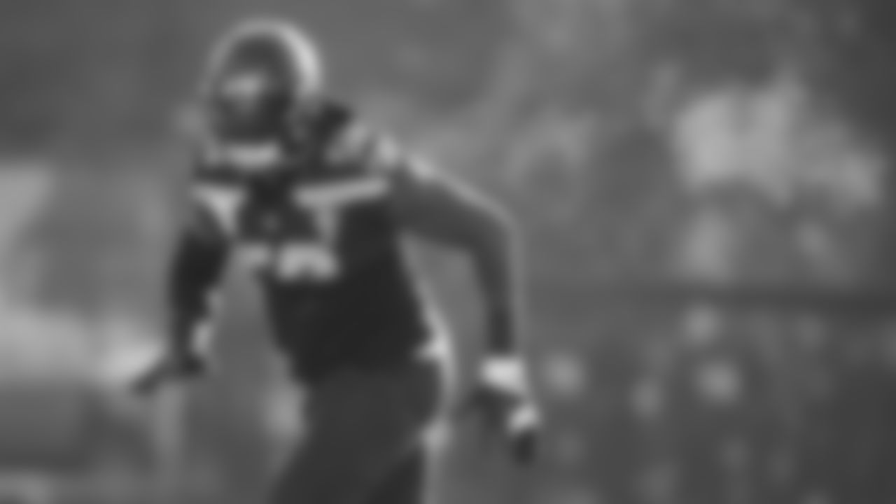 Seahawks linebacker Derick Hall (58) practiced on Wednesday, December 31, 2025 at the Virginia Mason Athletic Center.