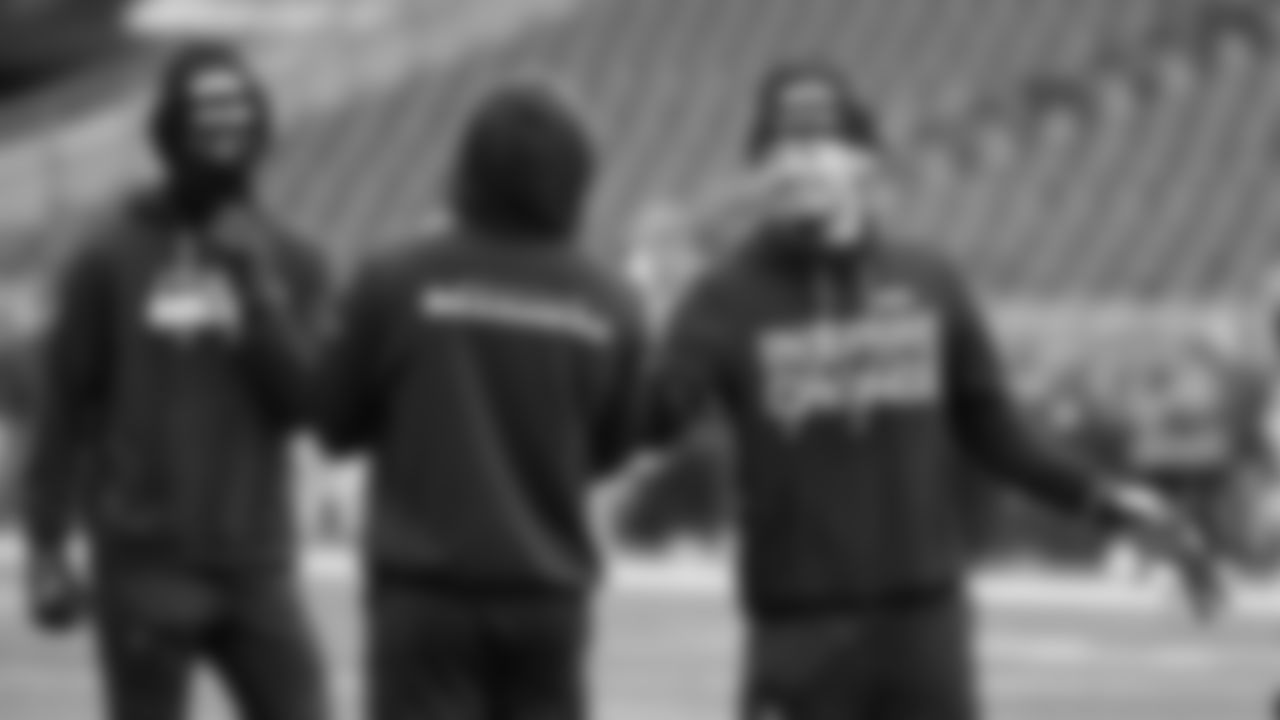 Seahawks wide receiver Jaxon Smith-Njigba (11) warms up at Lumen Field for the Week 15 matchup vs. the Indianapolis Colts.