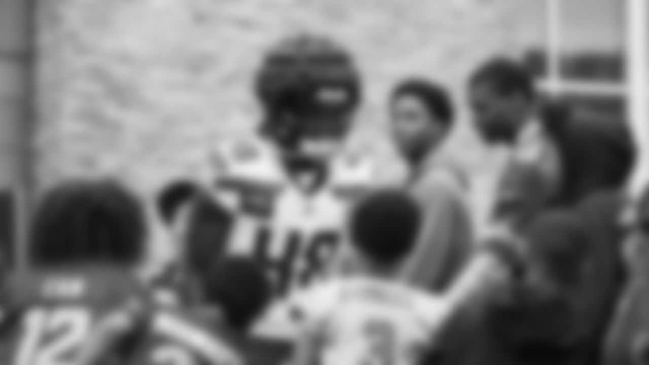 Seahawks linebacker Tyrice Knight (48) practiced on day four of training camp on July 26, 2025 at the Virginia Mason Athletic Center.