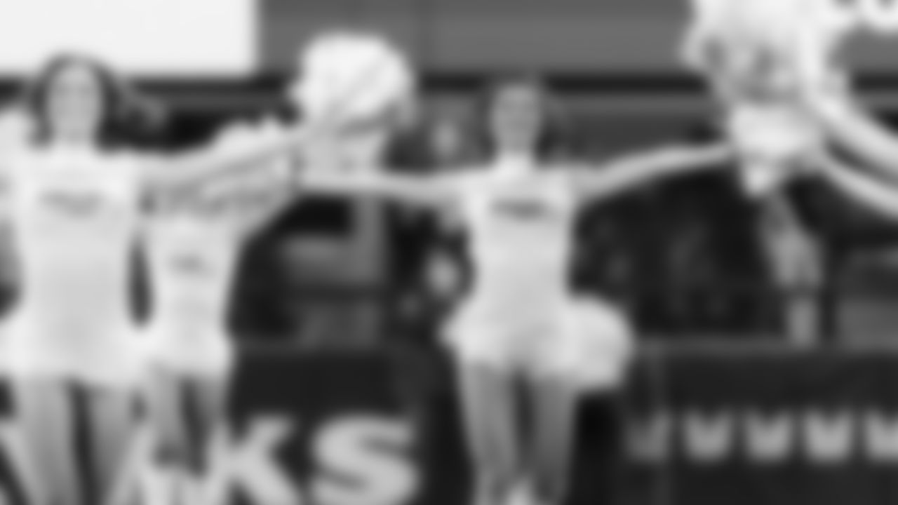 Seahawks dancers on week 7 vs. the Houston Texans on October 20, 2025.