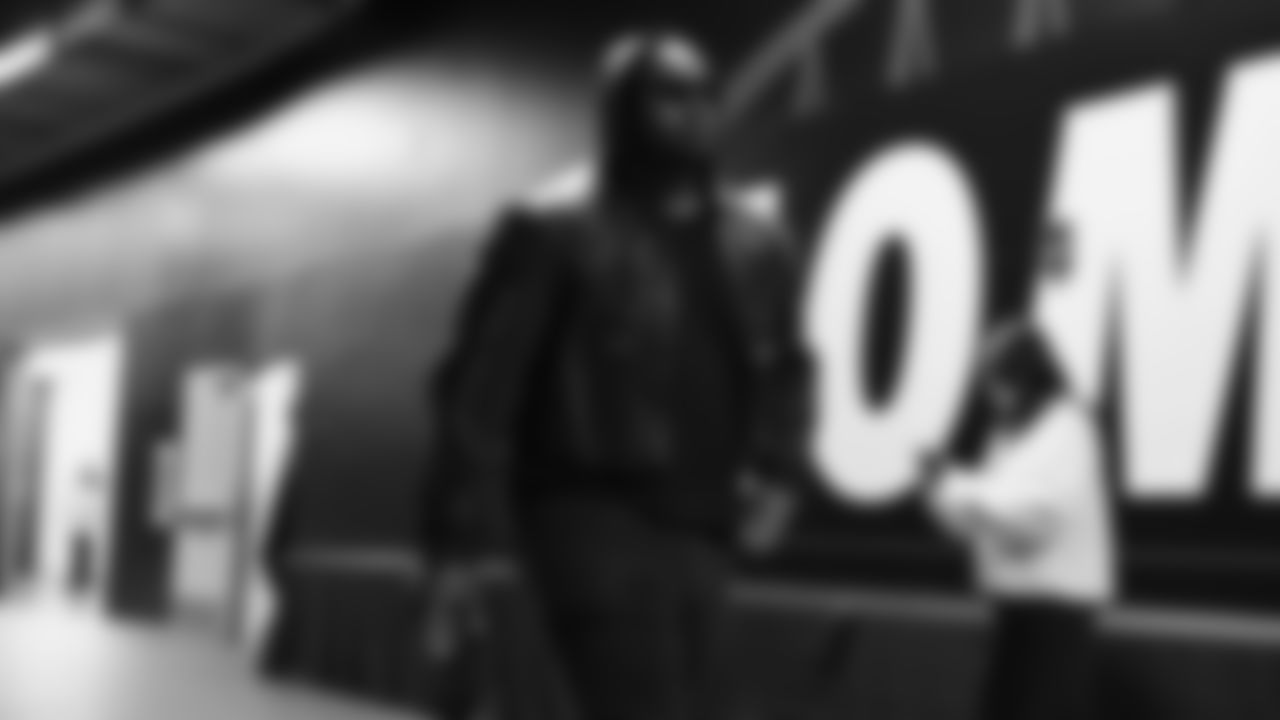 Seahawks defensive tackle Jarran Reed (90) arrived at Lumen Field for the NFC Championship game vs. the Los Angeles Rams on Sunday, January 25, 2026.