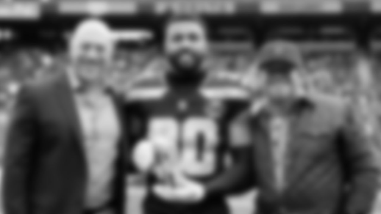 The Seahawks honored Julian Love as the team's Walter Payton NFL Man of the Year nominee ahead of the Week 15 matchup vs. the Colts at Lumen Field.