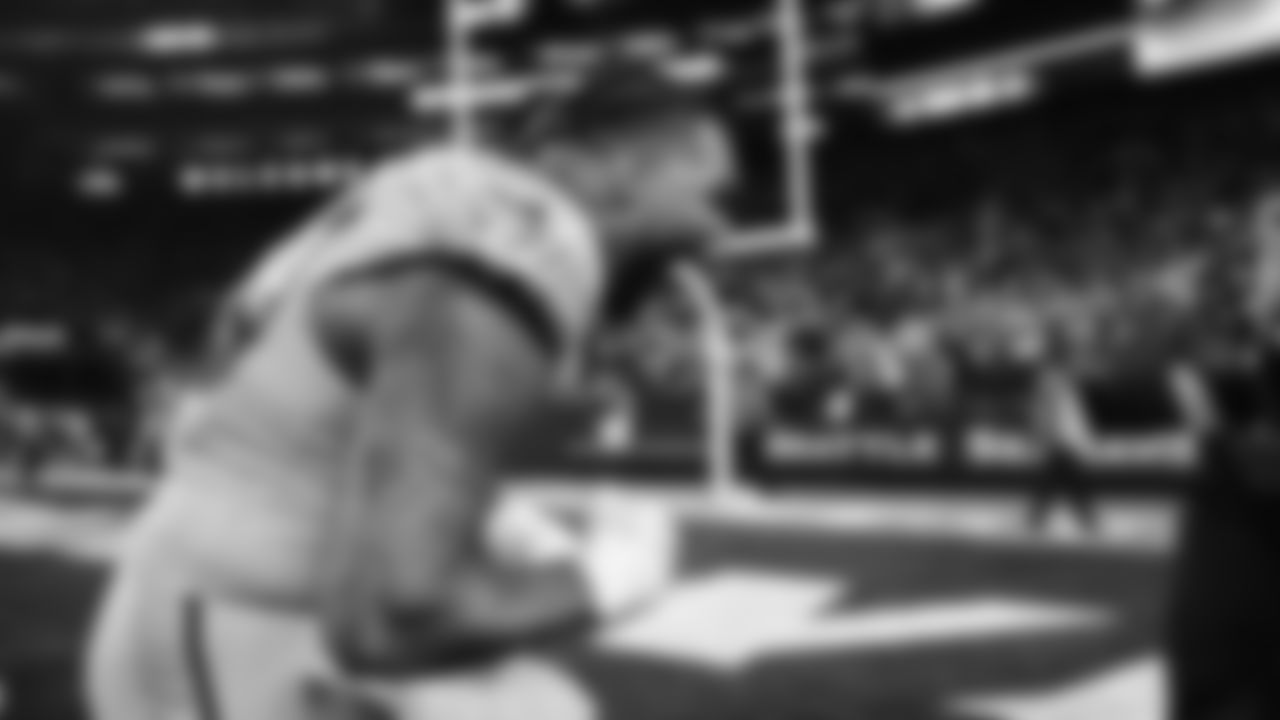 The Seahawks celebrated the 38-37 overtime-win vs. the L.A. Rams in Week 16.