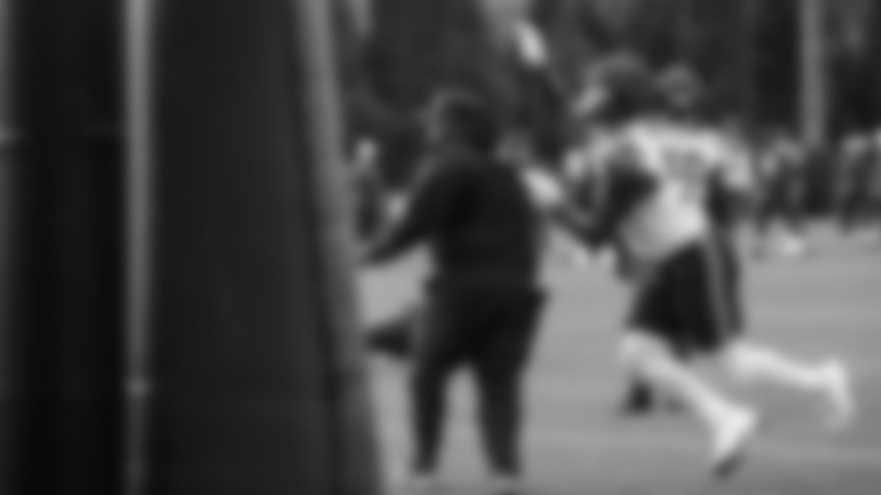 Seahawks defensive end Leonard Williams (99) practiced on Wednesday, October 29, 2025 at the Virginia Mason Athletic Center.