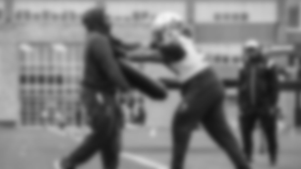 Seahawks defensive tackle Byron Murphy II (91) practiced on Wednesday, November 26, 2025 at the Virginia Mason Athletic Center.