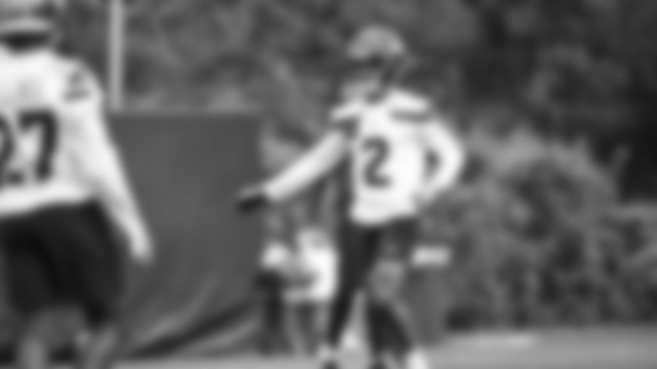 Cornerback Kam Alexander (2) practiced on day two of rookie minicamp on May 3, 2025 at the Virginia Mason Athletic Center.