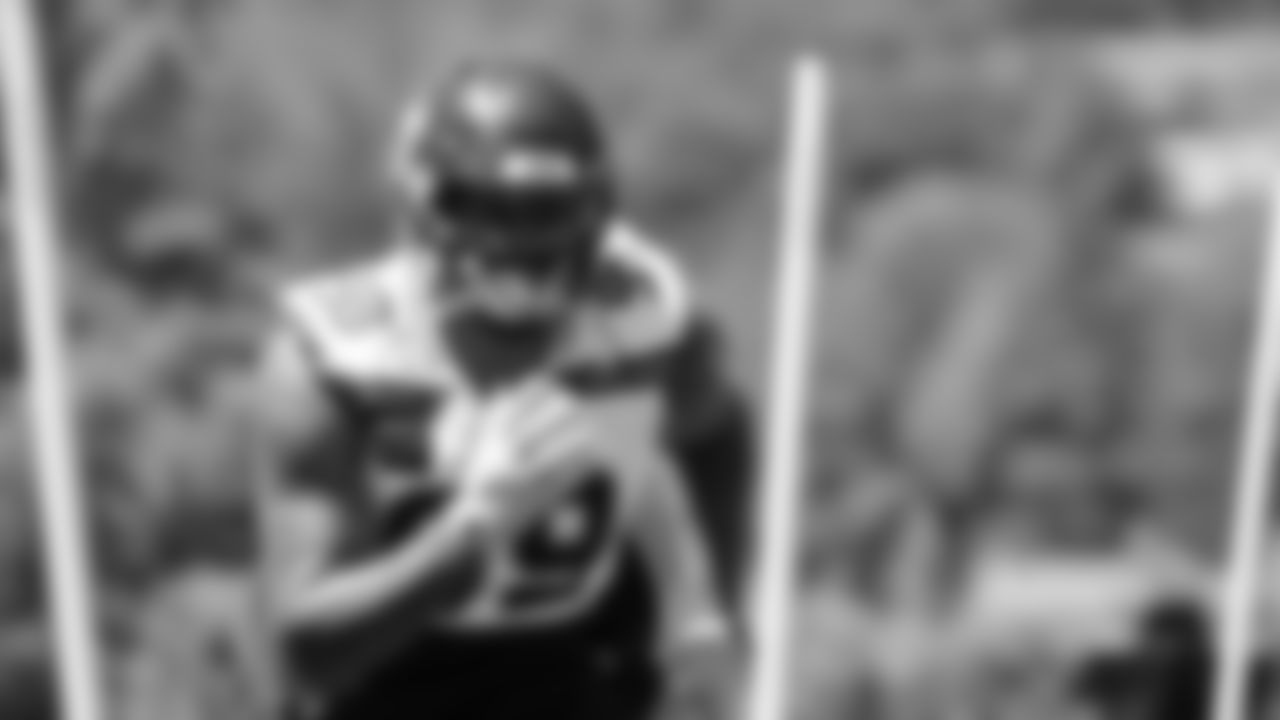 Seahawks defensive end Leonard Williams (99) participated in a workout on day three of OTAs on Friday, May 30, 2025 at the Virginia Mason Athletic Center.