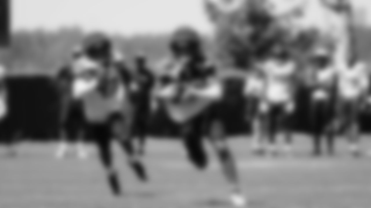 Seahawks wide receiver Cody White (82) practiced on day six of training camp on July 29, 2025 at the Virginia Mason Athletic Center.