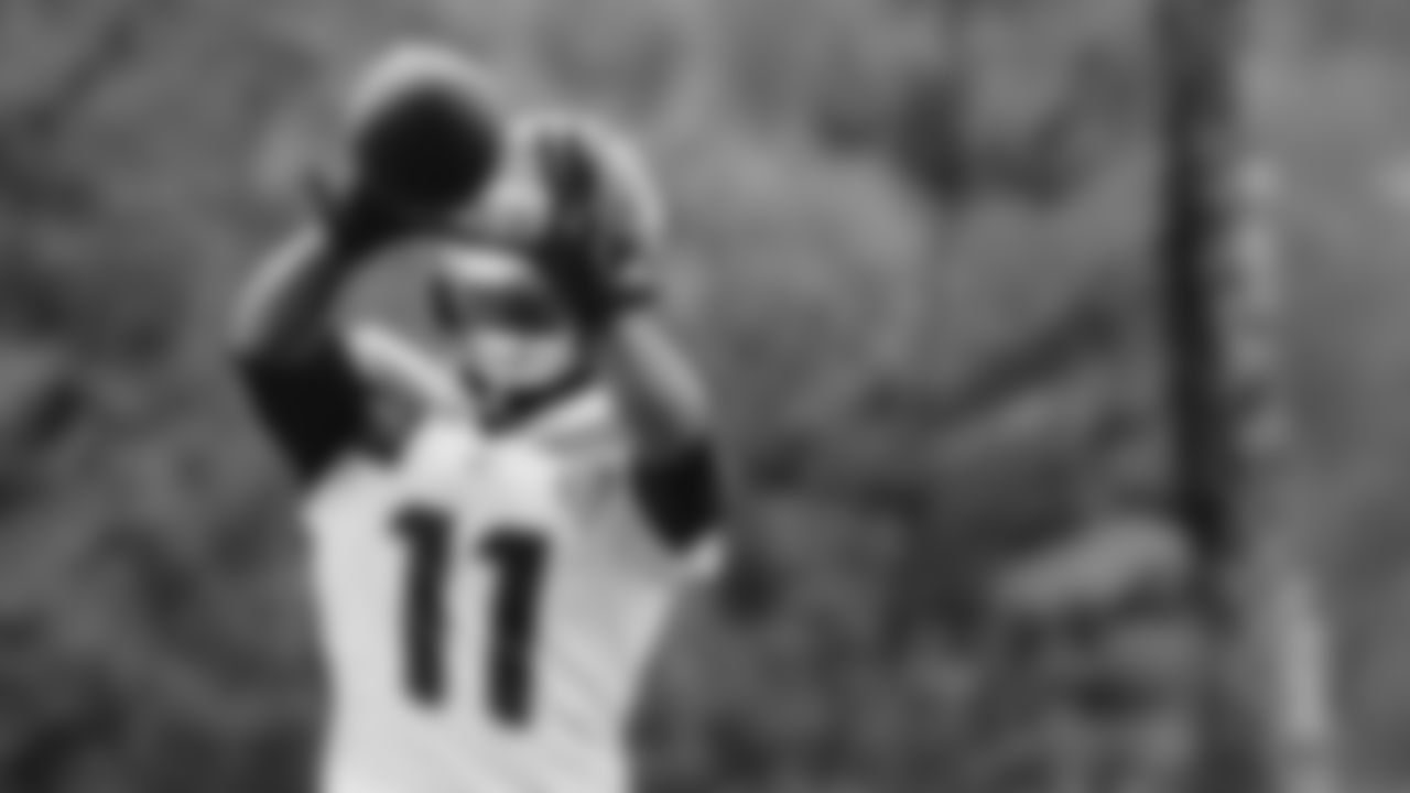 Seahawks wide receiver Jaxon Smith-Njigba (11) practiced on Thursday, December 4, 2025 at the Virginia Mason Athletic Center.