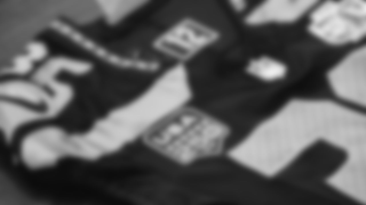 The Seahawks will wear their college navy jerseys vs. the New England Patriots in Super Bowl LX. The jersey features three patches including one to celebrate the Seahawks 50th season, one honoring the 250th anniversary of the United States and the Super Bowl LX logo.