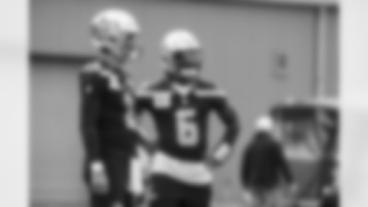 Seahawks quarterback Jalen Milroe (6) practiced on Friday, October 3, 2025 at the Virginia Mason Athletic Center.