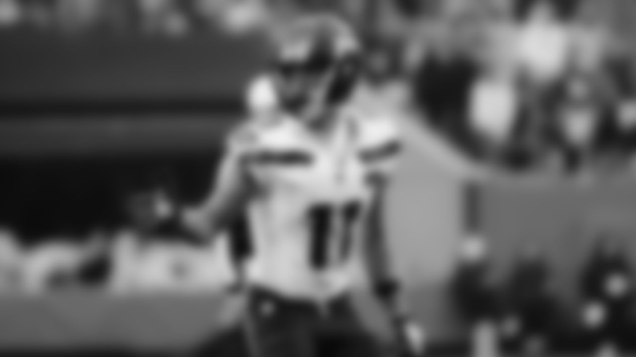 Seahawks wide receiver Jaxon Smith-Njigba (11) at the Carolina Panthers in Week 17.