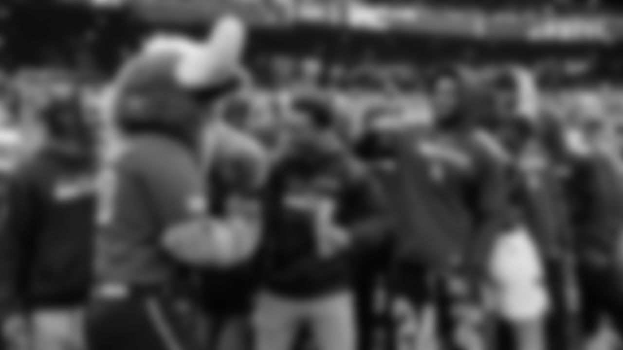 Seahawks guard Grey Zabel (76) threw the ceremonial first pitch for the Mariners vs. Twins game on Friday, May 30, 2025 at T-Mobile Park.