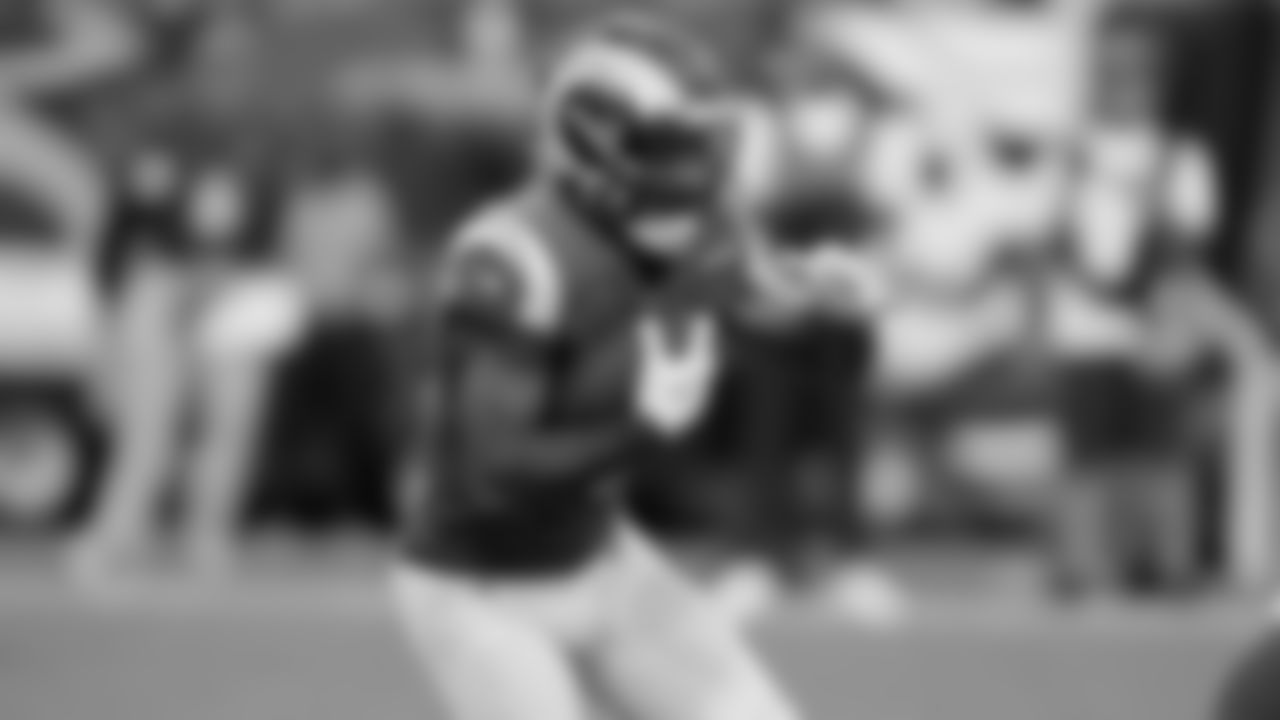 Los Angeles Rams running back Cam Akers runs the ball for a first down during the first half of an NFL football game between the Los Angeles Rams and Tampa Bay Buccaneers, Sunday, Nov. 6, 2022, in Tampa, Fla. (AP Photo/Chris O'Meara)