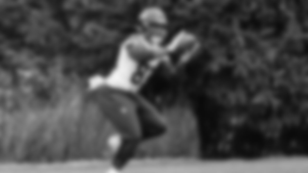 Seahawks wide receiver Dareke Young (83) practiced on Wednesday, January 1, 2026 at the Virginia Mason Athletic Center.