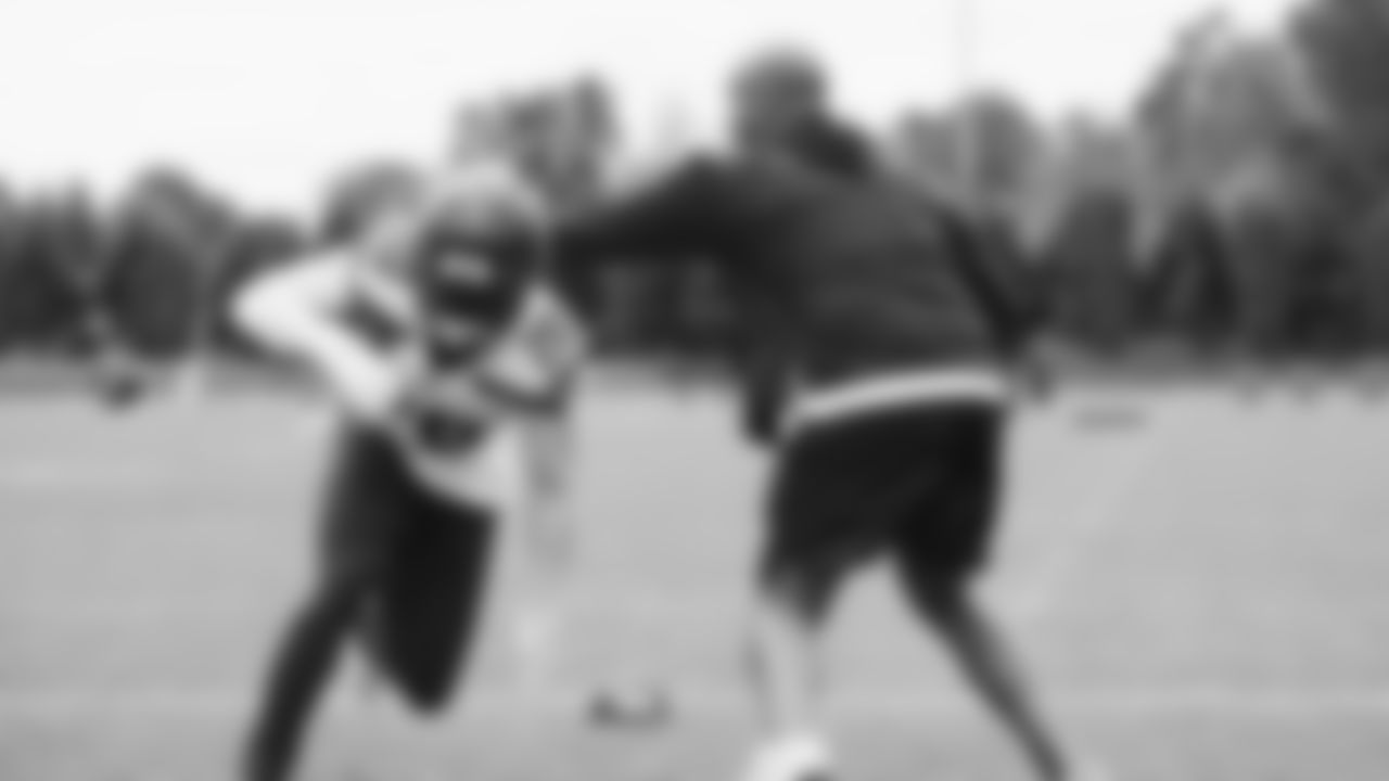 Seahawks safety Julian Love (20) practiced on day three of training camp on July 25, 2025 at the Virginia Mason Athletic Center.