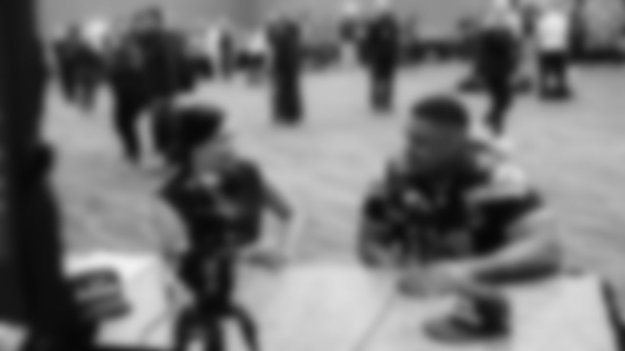 Seahawks defensive tackle Byron Murphy II (91) at day three of press conference media availability on February 5, 2026.