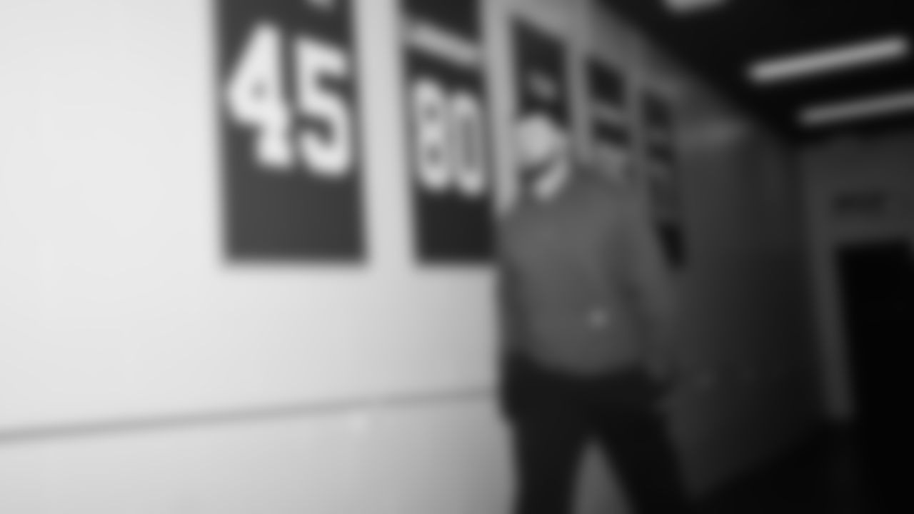 Seahawks fullback Robbie Ouzts (40) arrived at Lumen Field for the Week 15 matchup vs. the Indianapolis Colts.