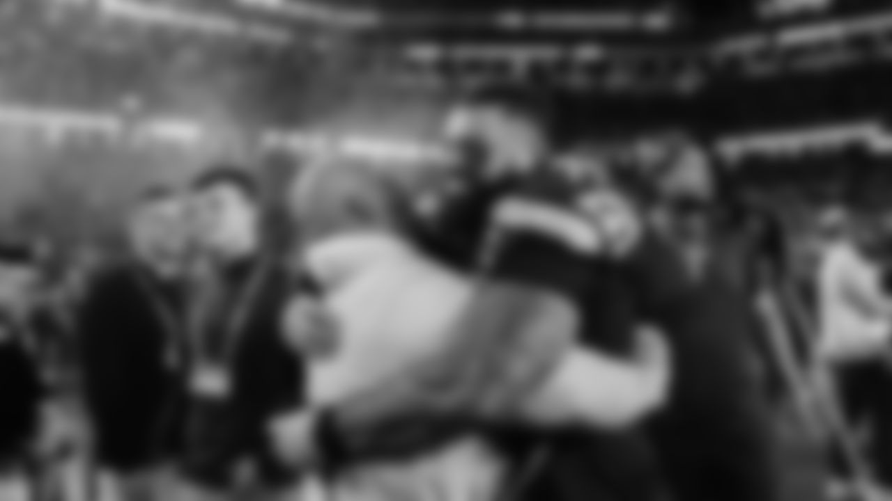 The Seahawks celebrated the 29-13 victory vs. the Patriots in Super Bowl LX.