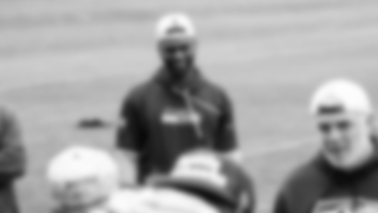 Seahawks Legend Cliff Avril during a workout on May 15, 2025 at the Virginia Mason Athletic Center.