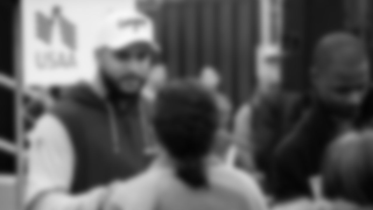 USAA's "Change of Command" event is to celebrate a different military service each year: rotating through the 5 branches -- Army, Airforce, Navy, Coast Guard, Marines.