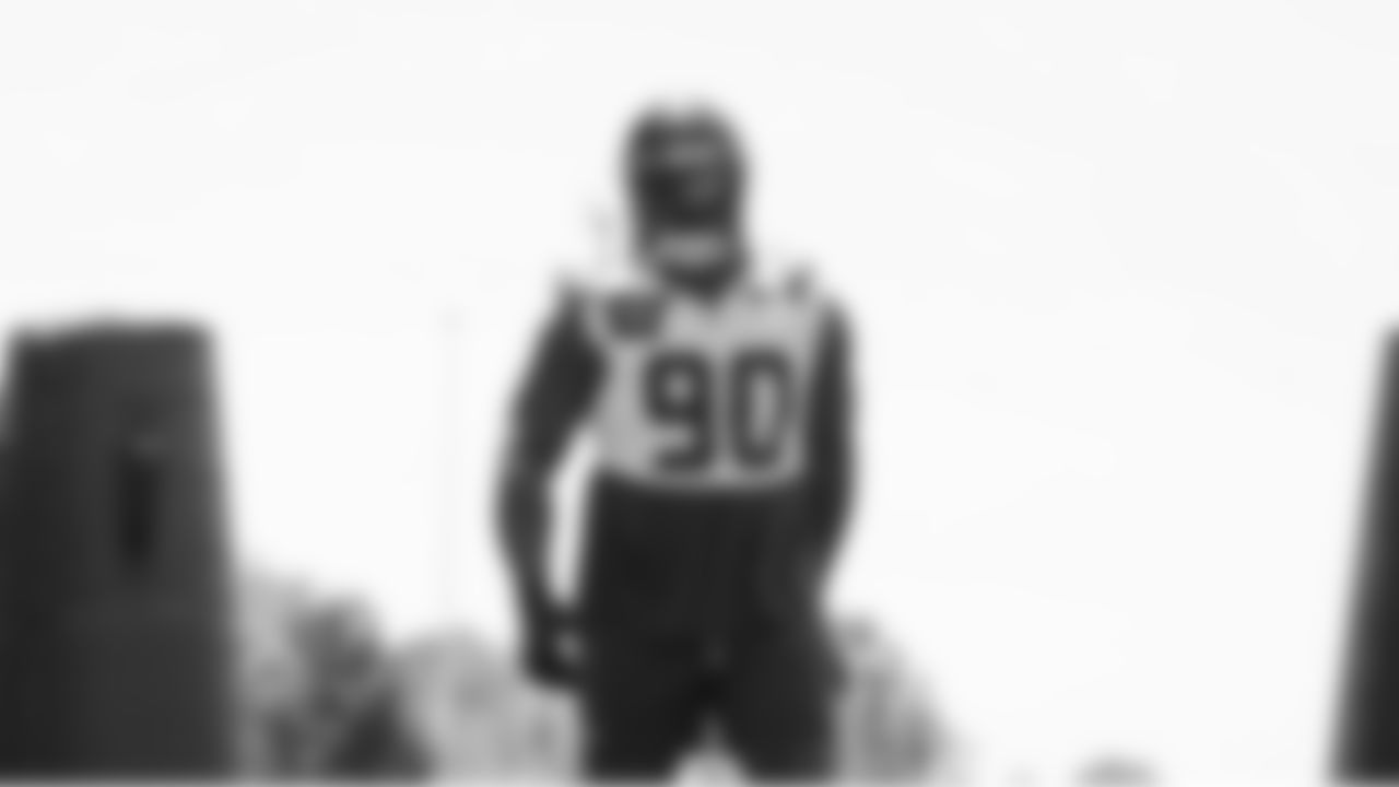 Seahawks defensive tackle Jarran Reed (90) participated in a workout on day two of minicamp on Wednesday, June 11, 2025 at the Virginia Mason Athletic Center.